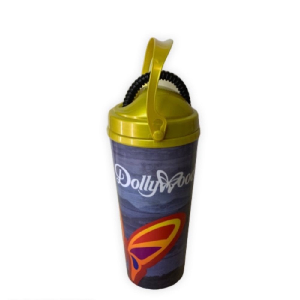 Dollywood Whirley Souvenir Splash Country 24 oz. Straw Cup Tumbler